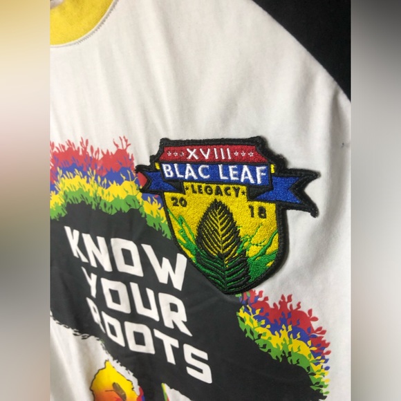 Blac Leaf Know Your Roots Tee Shirt Men Size Small - Picture 7 of 11